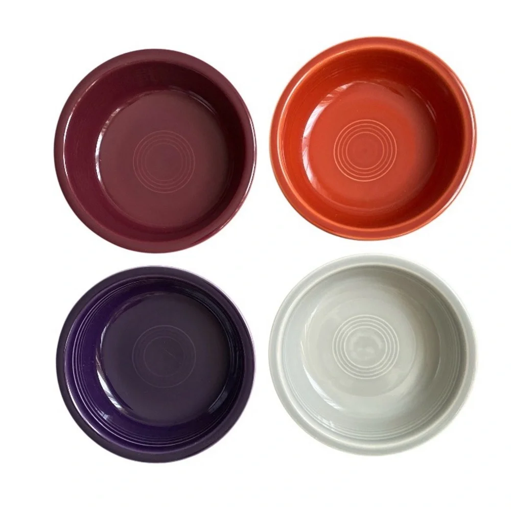 Fiesta HLC (set of 4) Homer Laughlin Fiesta Coupe Soup Bowl 7inch made in USA